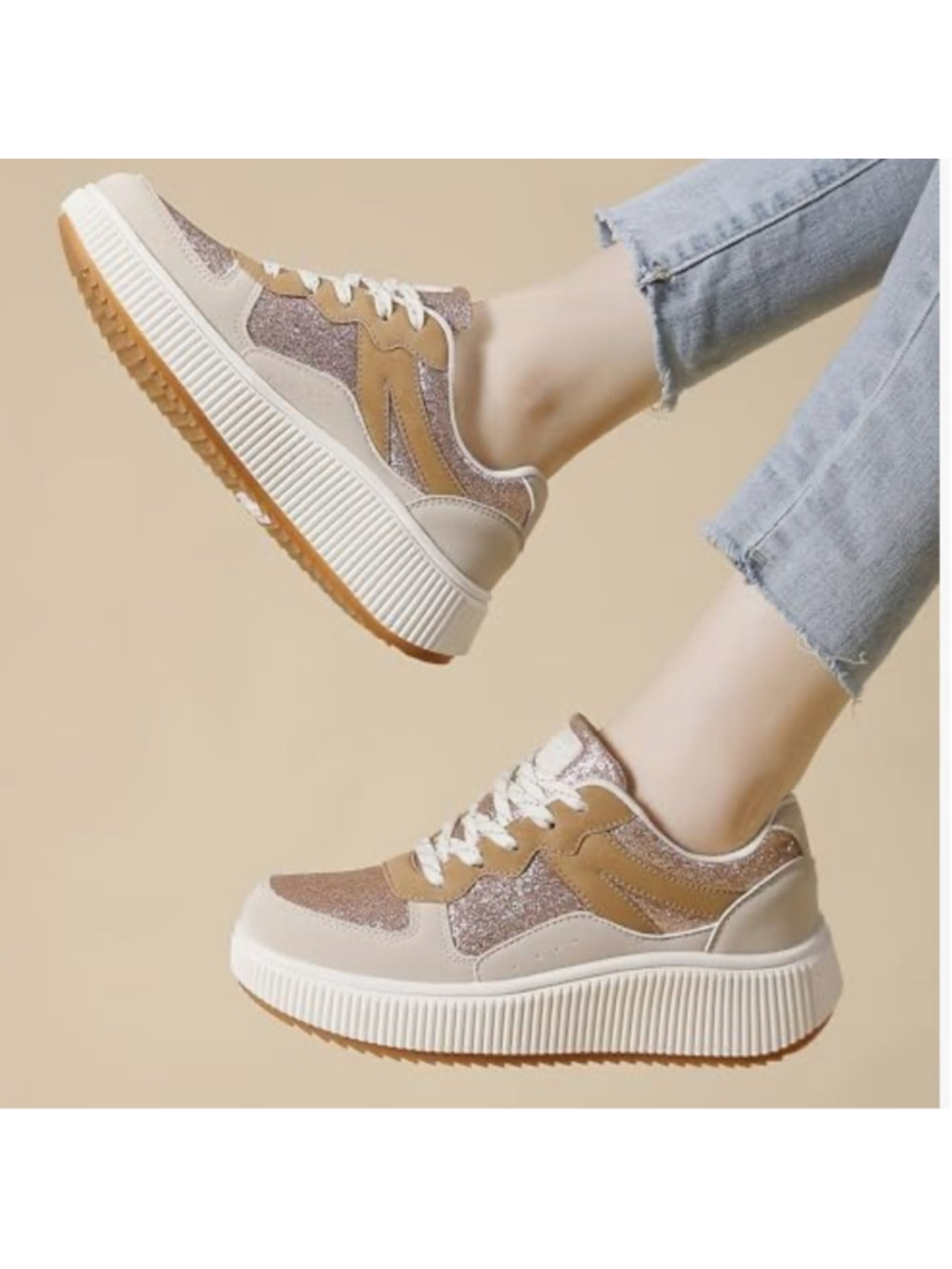 Women's Walking Shoes, Platform sneakers